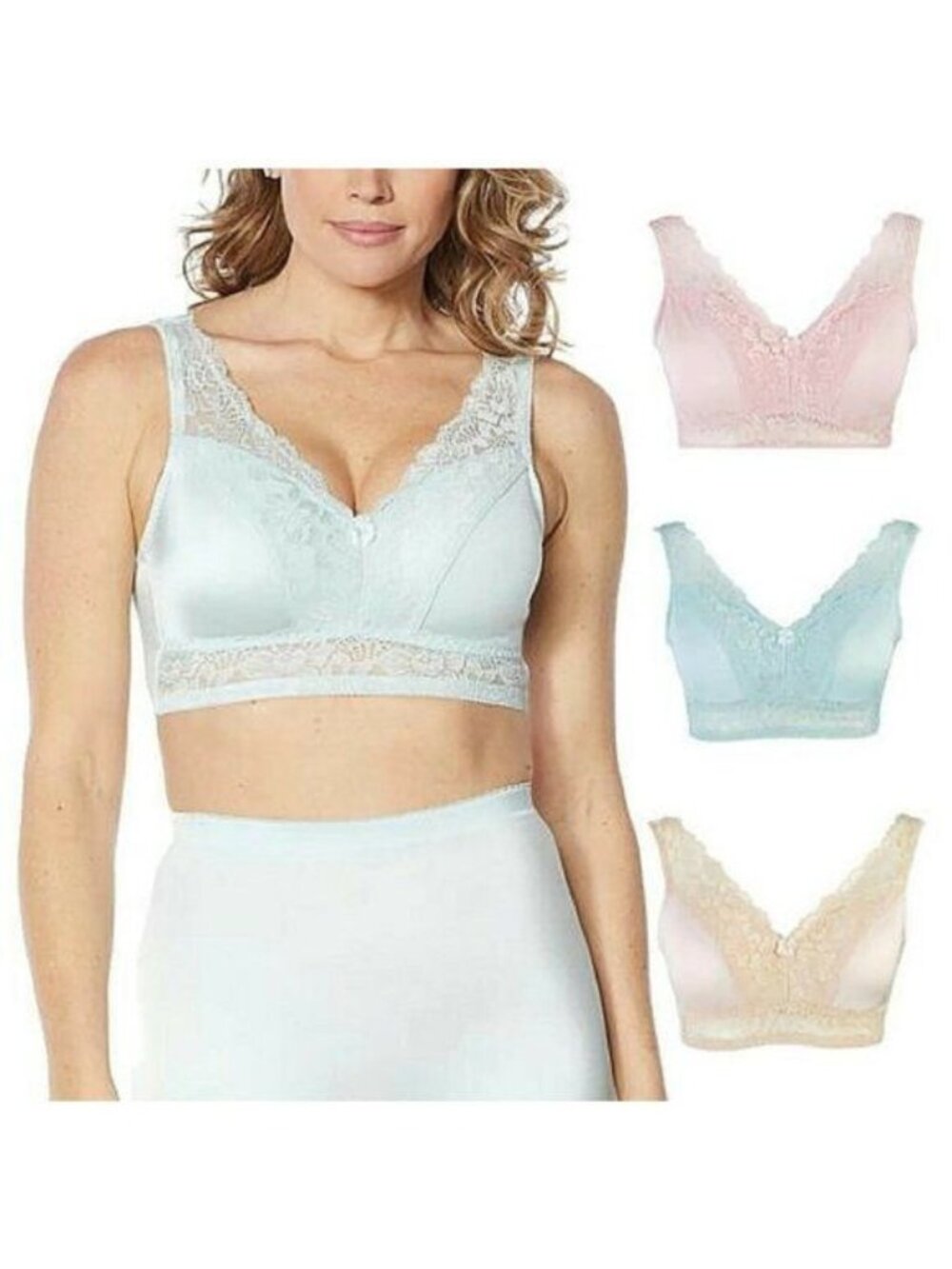 Rhonda Shear Betty Pin Up Bra 3 Pack 2X